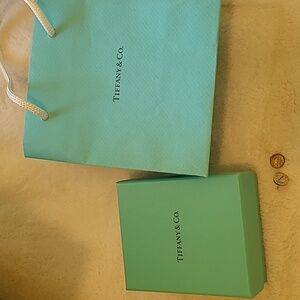 Tiffany sterling silver return to sender earrings